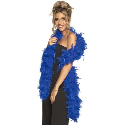 Boland 52607 Boa en plumes bleues deluxe - Accessoire de déguisement - Publicité Boland 52607 Boa en plumes bleues deluxe - Accessoire de déguisement - Publicité