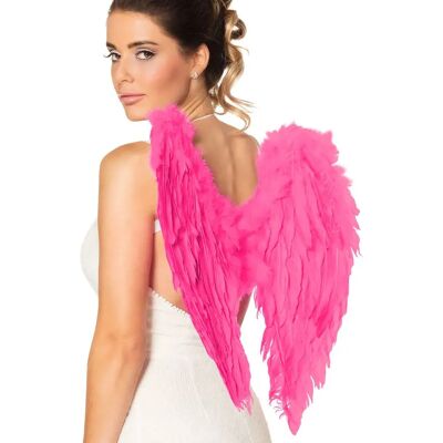 Ailes d'ange roses pliables Boland Accessoire de costume - Publicité Ailes d'ange roses pliables Boland Accessoire de costume - Publicité