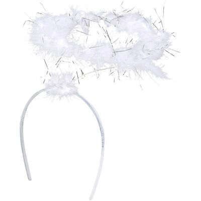 My Other Me Adult White and Silver Angel Halo Headband - Headband My Other Me Adult White and Silver Angel Halo Headband - Headband