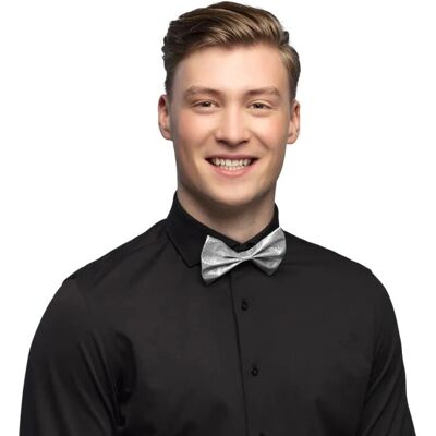 Boland 53111 Fancy Dress Silver Sequin Bow Tie - Fancy Dress Boland 53111 Fancy Dress Silver Sequin Bow Tie - Fancy Dress