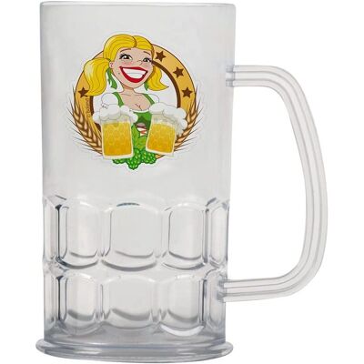 JADEO Chope à bière transparent - Festival de la bière - Publicité JADEO Chope à bière transparent - Festival de la bière - Publicité