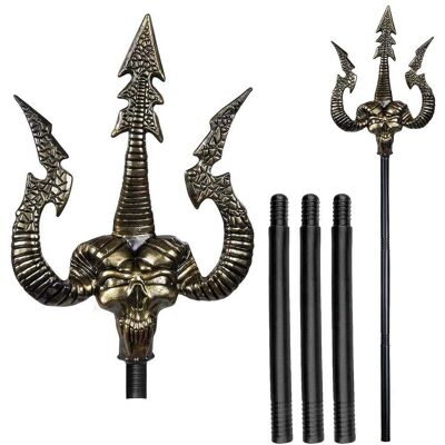 My Other Me Satanic Trident - Adjustable Adult Costume Accessory My Other Me Satanic Trident - Adjustable Adult Costume Accessory