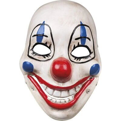 Boland Clownmasker rood-wit - Kostuum & Masker Boland Clownmasker rood-wit - Kostuum & Masker
