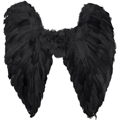 Boland Modèle 74583 Ailes d'ange noires pour costume adulte Boland Modèle 74583 Ailes d'ange noires pour costume adulte