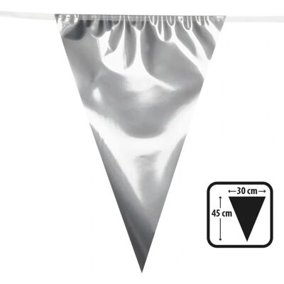 Boland 74795 Silver Bunting Banner - Bunting Banner Boland 74795 Silver Bunting Banner - Bunting Banner
