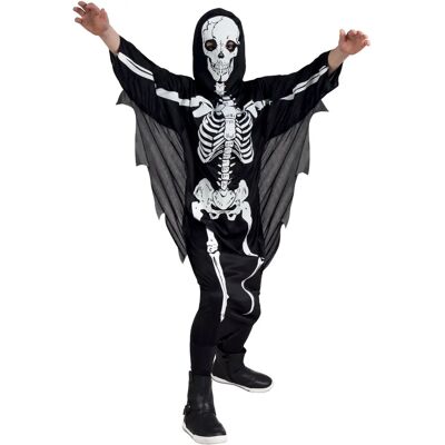Disfraz de esqueleto para niños - Fantasía de Halloween para 4-6 años Disfraz de esqueleto para niños - Fantasía de Halloween para 4-6 años