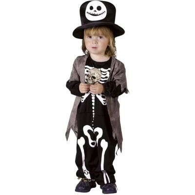 Marque Costume Squelette - Halloween - Enfants 3-4 Ans - Publicité Marque Costume Squelette - Halloween - Enfants 3-4 Ans - Publicité