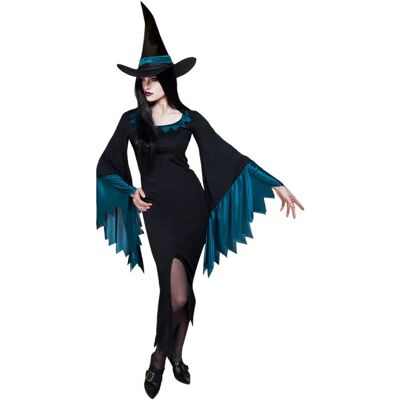 ALBI - Kostým Čarodejnica petrolejová - Petrol Blue - Taille M - Costume - Publicité ALBI - Kostým Čarodejnica petrolejová - Petrol Blue - Taille M - Costume - Publicité