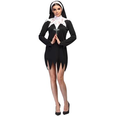 Costume da suora sanguinosa Boland donna taglia 40/42 - Costumes Costume da suora sanguinosa Boland donna taglia 40/42 - Costumes