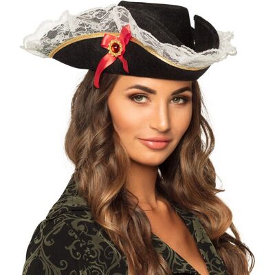 Boland 81928 Finkostymhatt för Kvinnor - Pirataccessoar Boland 81928 Finkostymhatt för Kvinnor - Pirataccessoar