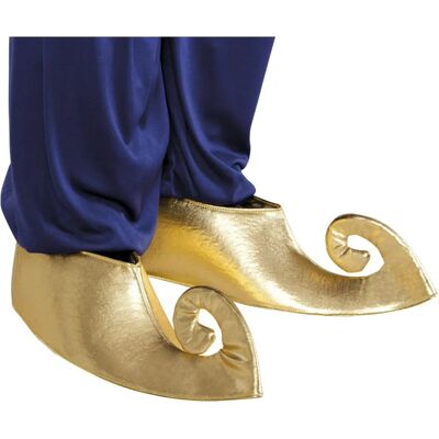 Boland Sultan Overschoenen - 44 cm polyester goud M/L Boland Sultan Overschoenen - 44 cm polyester goud M/L