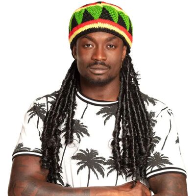 Boland 82008 Rasta Dready Klobouk pro Dospělé - Klobouk Boland 82008 Rasta Dready Klobouk pro Dospělé - Klobouk