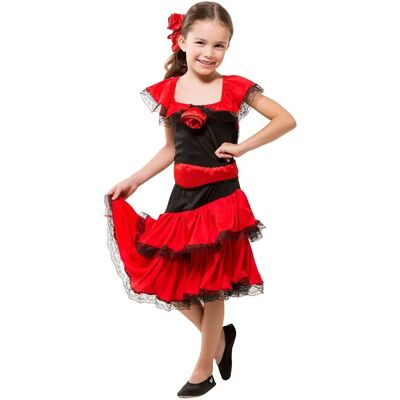 buttinette Spanierin-Kostüm Mini-Señorita für Kinder - Gr. 104/116 buttinette Spanierin-Kostüm Mini-Señorita für Kinder - Gr. 104/116