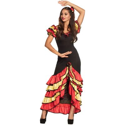 Boland 83529 Disfraz Elegante - Vestido, Flor en Pelo, Rumba, Flamenco - Disfraz Boland 83529 Disfraz Elegante - Vestido, Flor en Pelo, Rumba, Flamenco - Disfraz