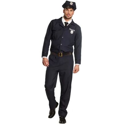 Boland Modello 83547 Costumista di polizia per adulti blu - Costume Boland Modello 83547 Costumista di polizia per adulti blu - Costume