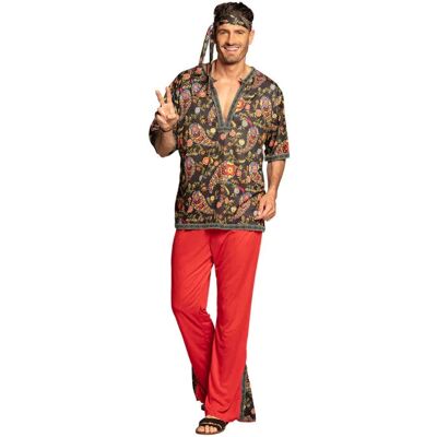 Boland 83801 Costume hippie rosso per adulti - Costume Boland 83801 Costume hippie rosso per adulti - Costume