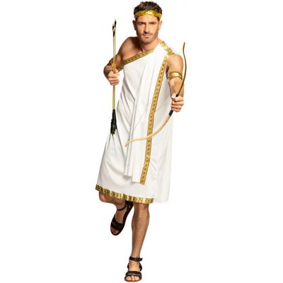 Déguisement de dieu grec Eros - Taille M/L Blanc et or Déguisement de dieu grec Eros - Taille M/L Blanc et or