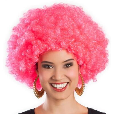 Perruque Afro Rose Boland - Accessoire disco adulte - Publicité Perruque Afro Rose Boland - Accessoire disco adulte - Publicité