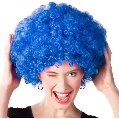 Perücke Boland 86023 - Afro Unisexe Cheveux Costumes Bleus - Publicité Perücke Boland 86023 - Afro Unisexe Cheveux Costumes Bleus - Publicité