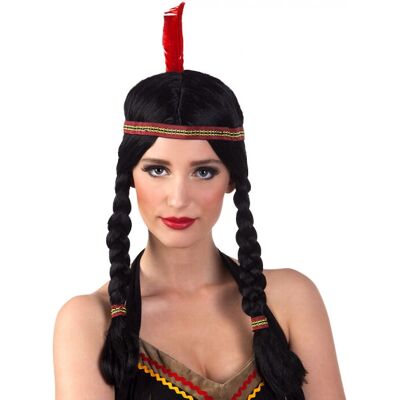 Boland - Indianka - Brązowa - Peruka do przebrania Boland - Indianka - Brązowa - Peruka do przebrania