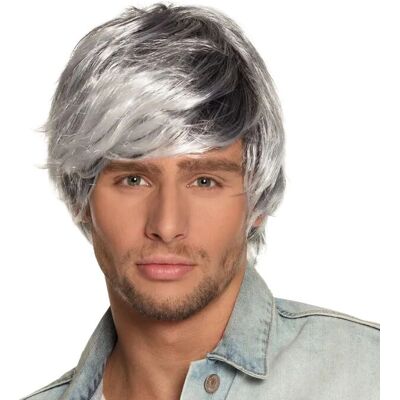 Boland 86389 Perruque grise pour hommes adultes - Pour Carnaval et Halloween - Publicité Boland 86389 Perruque grise pour hommes adultes - Pour Carnaval et Halloween - Publicité