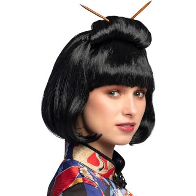 Boland 86417 Black Fancy Dress Wig - Wig Boland 86417 Black Fancy Dress Wig - Wig