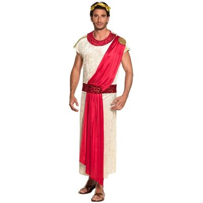 Disfraz de Emperador Romano Boland - Hombre 54/56 Rojo-Blanco Disfraz de Emperador Romano Boland - Hombre 54/56 Rojo-Blanco