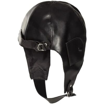 Boland 95933 Pilot Hat - Elegant Black Leather Effect for Adults Boland 95933 Pilot Hat - Elegant Black Leather Effect for Adults