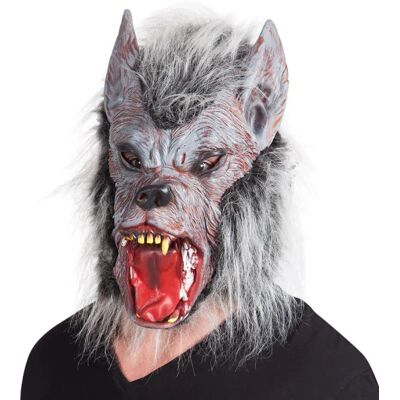 Boland 97515 - Masque de loup-garou en latex avec fourrure Boland 97515 - Masque de loup-garou en latex avec fourrure