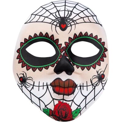 Boland 97521 - Masque d'araignée pour Día de los Muertos - Publicité Boland 97521 - Masque d'araignée pour Día de los Muertos - Publicité