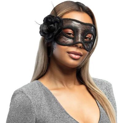 Boland 97528 - Maschera in Pizzo Nero di Lupo per Donna Boland 97528 - Maschera in Pizzo Nero di Lupo per Donna