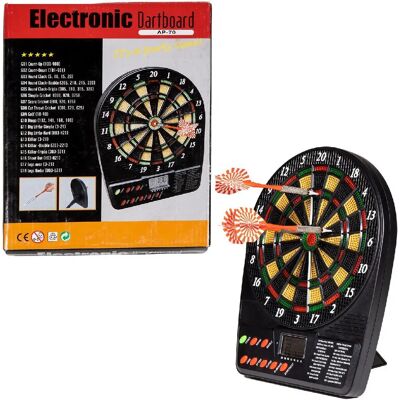 Van der Meulen 2005909 Jeu de Fléchettes Électronique Compact - 18 Jeux - Publicité Van der Meulen 2005909 Jeu de Fléchettes Électronique Compact - 18 Jeux - Publicité
