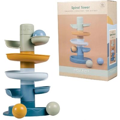 Rubo Toys Little Dutch Spiral Tower - Blauw - Speelgoed Rubo Toys Little Dutch Spiral Tower - Blauw - Speelgoed