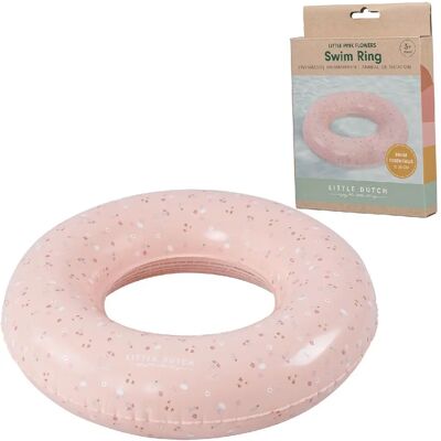 Rubo Toys Růžový Plavecký Kruhový Nafukovací Prsten - 50cm Rubo Toys Růžový Plavecký Kruhový Nafukovací Prsten - 50cm