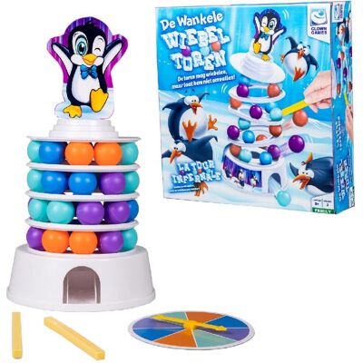 Clown Games Wankele Wiebeltoren - Bordspel Clown Games Wankele Wiebeltoren - Bordspel