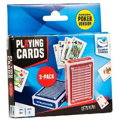 Clown Games 2012059 Bord-/Kaartspel - Internationale Poker Sets Clown Games 2012059 Bord-/Kaartspel - Internationale Poker Sets