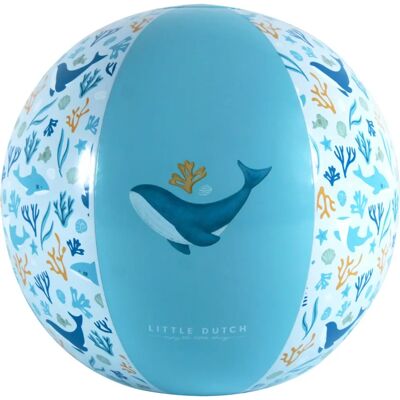 Little Dutch 2012319 Strandbal - Ocean Dreams Blauw - Strandbal Little Dutch 2012319 Strandbal - Ocean Dreams Blauw - Strandbal