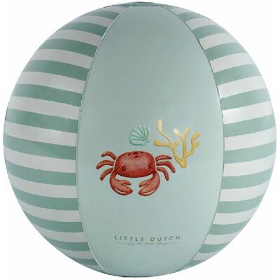 Pallone da spiaggia verde Little Dutch - 35cm, PVC resistente Pallone da spiaggia verde Little Dutch - 35cm, PVC resistente