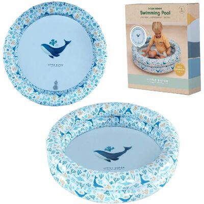 Větší dětský bazén Ocean Dreams Little Dutch - Nafukovací 80cm Modrý od 2+ Větší dětský bazén Ocean Dreams Little Dutch - Nafukovací 80cm Modrý od 2+