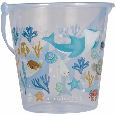 Secchiello Ocean Dreams Blu - Giocattolo da spiaggia Little Dutch Secchiello Ocean Dreams Blu - Giocattolo da spiaggia Little Dutch