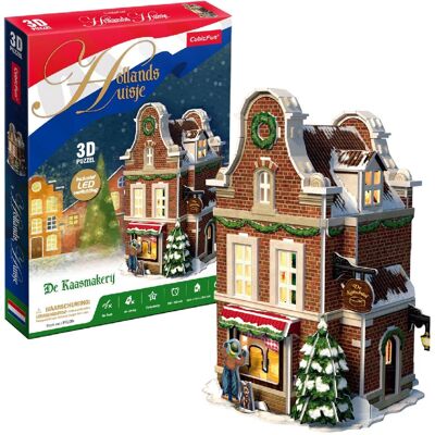 CubicFun Model - Hollands Huisje Winter Puzzel - 60 stuks CubicFun Model - Hollands Huisje Winter Puzzel - 60 stuks
