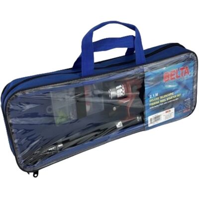 Game on Fishing 2014999 Kit de Pêche - Ensemble avec canne télescopique, moulin, accessoires - Publicité Game on Fishing 2014999 Kit de Pêche - Ensemble avec canne télescopique, moulin, accessoires - Publicité