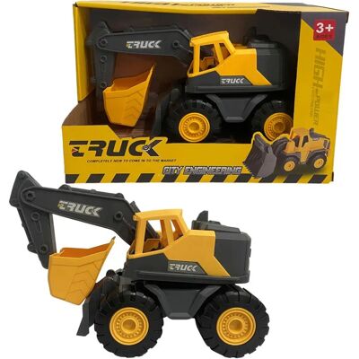 Véhicule de jeu Summertime 2015178 - Excavatrice - Plastique Durable - Jaune et Noir - Publicité Véhicule de jeu Summertime 2015178 - Excavatrice - Plastique Durable - Jaune et Noir - Publicité
