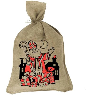 Van der Meulen - Sinterklaaszak - 50x80 cm - Jute - Gift bag Van der Meulen - Sinterklaaszak - 50x80 cm - Jute - Gift bag
