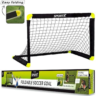 SportX 0727013 Voetbaldoel - Opvouwbaar, 90x59x61 cm SportX 0727013 Voetbaldoel - Opvouwbaar, 90x59x61 cm