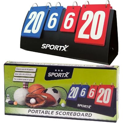 SportX Draagbare Scoreboard - Tot 30 Punten SportX Draagbare Scoreboard - Tot 30 Punten