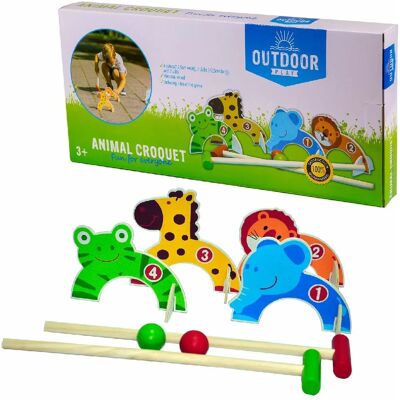 Outdoor Play Croquet Set 0713005 - Croquetuitrusting Outdoor Play Croquet Set 0713005 - Croquetuitrusting