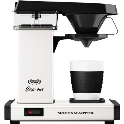 Cafetière Moccamaster White Cup-One - Machine à café filtre - Publicité Cafetière Moccamaster White Cup-One - Machine à café filtre - Publicité