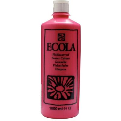 Talens Ecola plakkaatverf 1000 ml, tyrisch roze - art/craft paint Talens Ecola plakkaatverf 1000 ml, tyrisch roze - art/craft paint