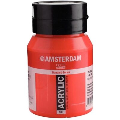 Farba akrylowa Amsterdam - Czerwona, 500ml - Materiały artystyczne Farba akrylowa Amsterdam - Czerwona, 500ml - Materiały artystyczne